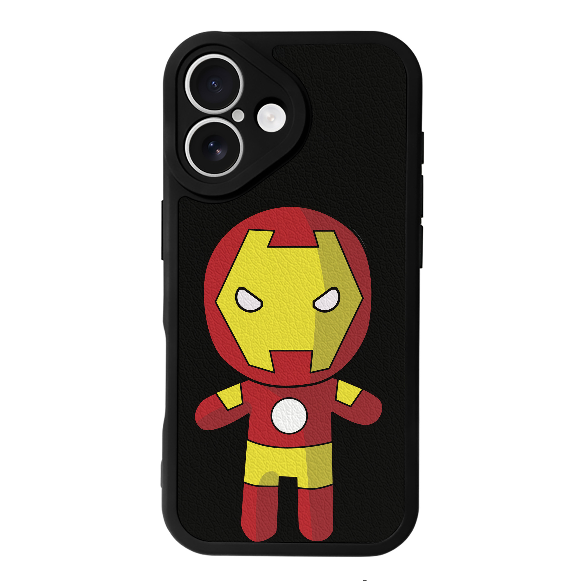 （画像用） アベンジャーズ The Avengers 【iPhone 16シリーズ対応】シリコンスマホケース（レザー調） 材質：シリコン
